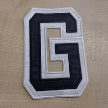 Motif Patch Font 39 Wide Border Varsity Letters & Numbers