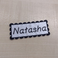 Motif Patch Personalised Name Scallop