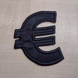 Motif Patch European Euro € Sign Logo
