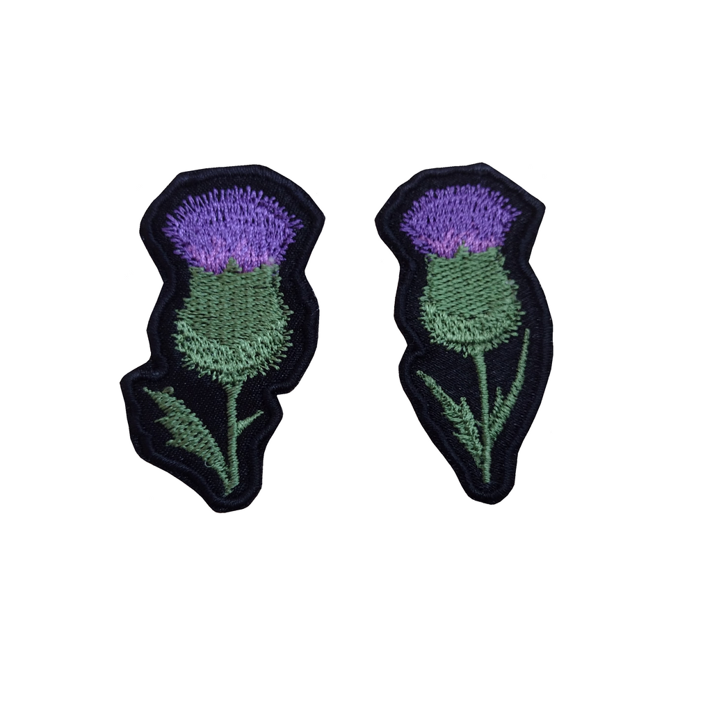 Motif Patch Scottish Mini Single Thistle – malenas patches