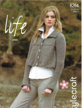 Knitting Pattern Leaflet Stylecraft 8264 Ladies DK Jacket