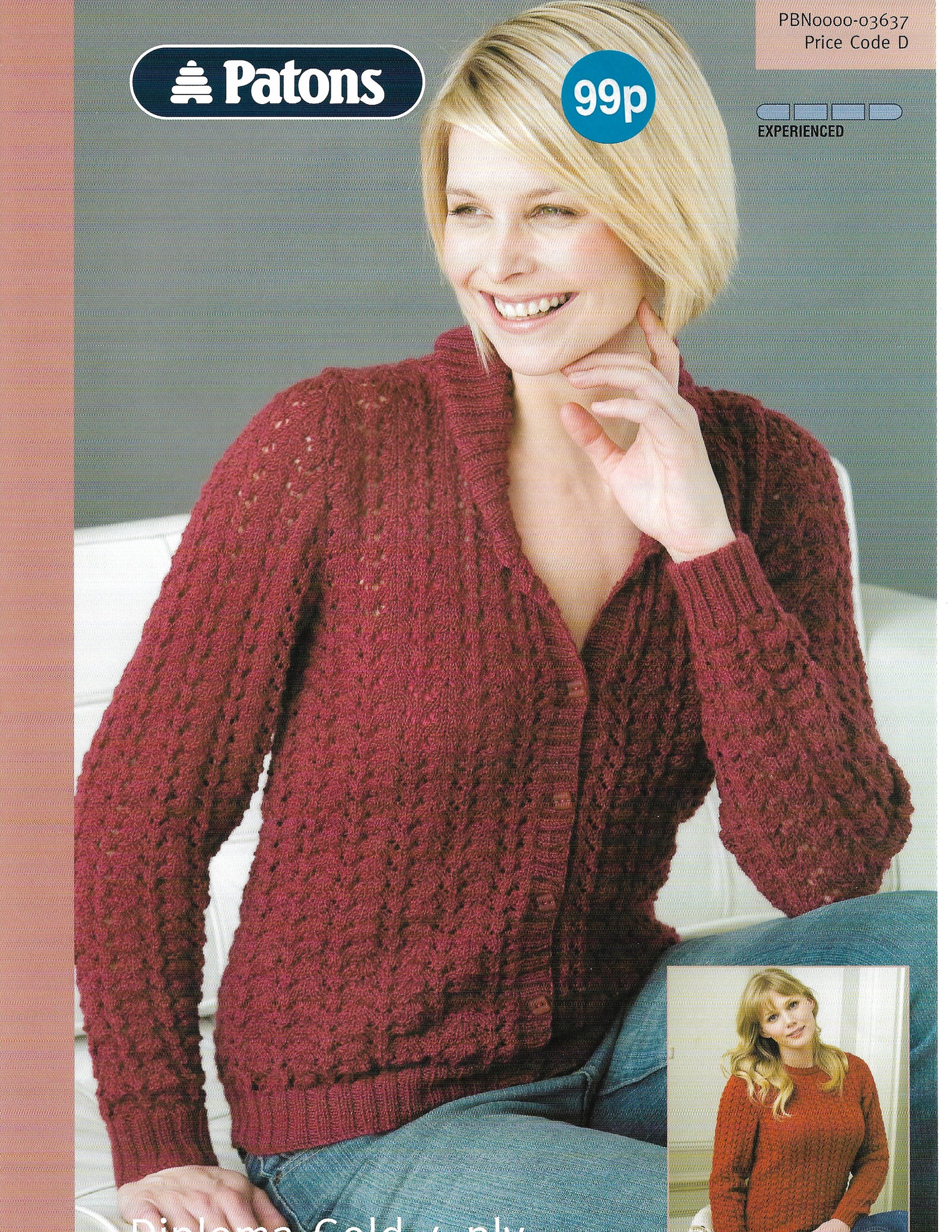 Ladies shawl collar sales jumper knitting pattern