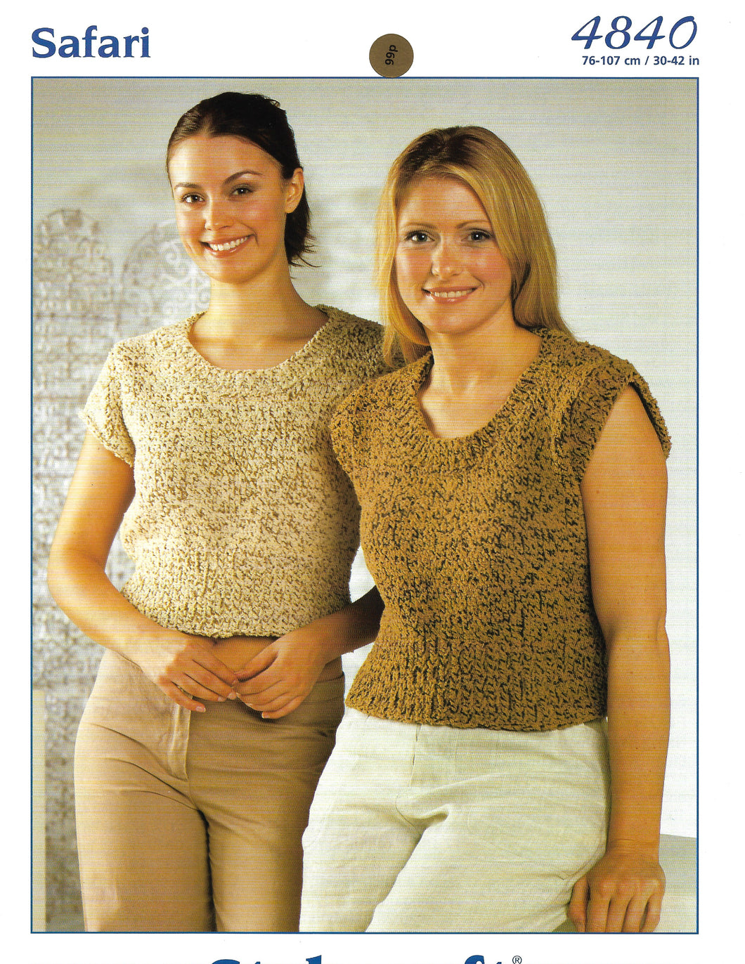 Knitting Pattern Leaflet Stylecraft Safari Chunky Ladies Tops