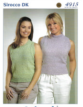 Knitting Pattern Leaflet Stylecraft 4915 Ladies DK Tops