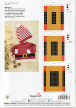 Knitting Pattern Leaflet Stylecraft 9870 DK Kids Santa Sweater / Hat / Toy
