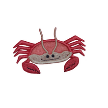 Motif Patch Seaside Crab