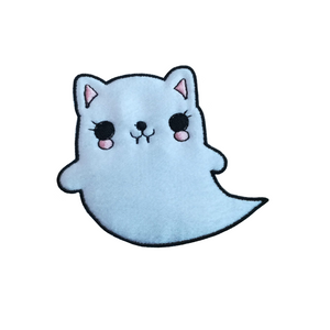 Motif Patch Halloween Vampire Ghost Cat
