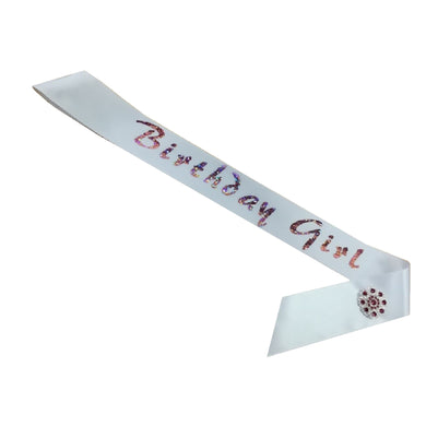 1 x Childrens Luxury Personalised Fancy Text Party Satin Sash