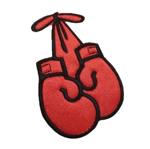 Motif Patch Boxing Gloves Outline
