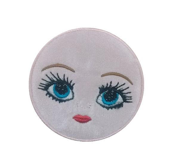 Motif Patch Toy Making Doll Round Face Cassie