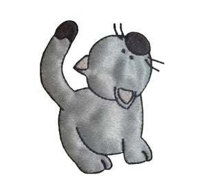 Motif Patch C4 Cartoon Cat