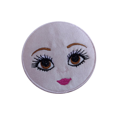Motif Patch Toy Making Doll Round Face Cindy