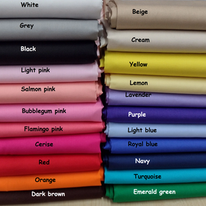 Fabric 100% Cotton Poplin Dressmaking Quilting Craft 150cm wide (22 colours available)