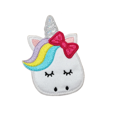 Motif Patch Cute Unicorn with Bow