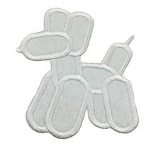 Motif Patch Party Balloon Dog Shape