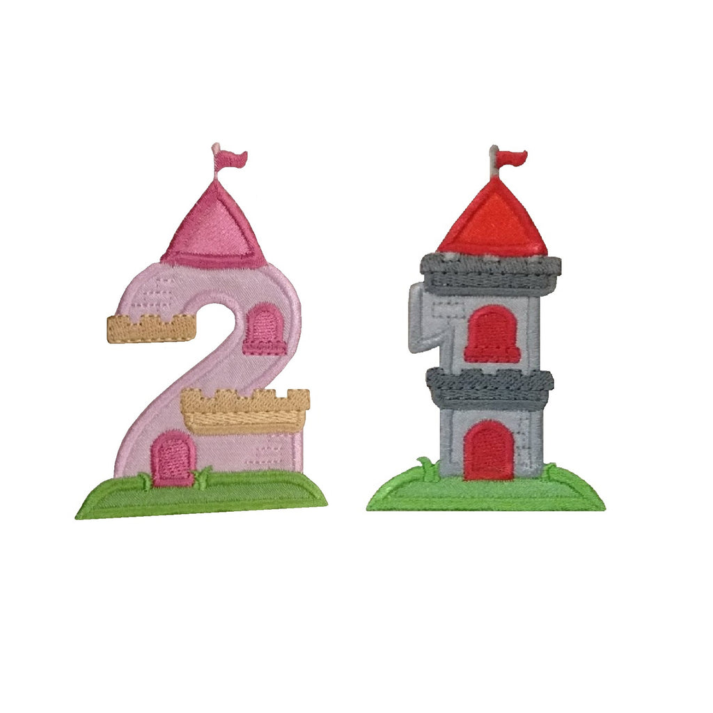 Motif Patch Font 28 Fairytale Castle Kids Birthday Numbers – malenas ...