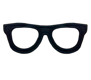 Motif Patch Geeky Nerdy Glasses