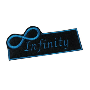 Motif Patch Personalised Name Infinity Symbol Border