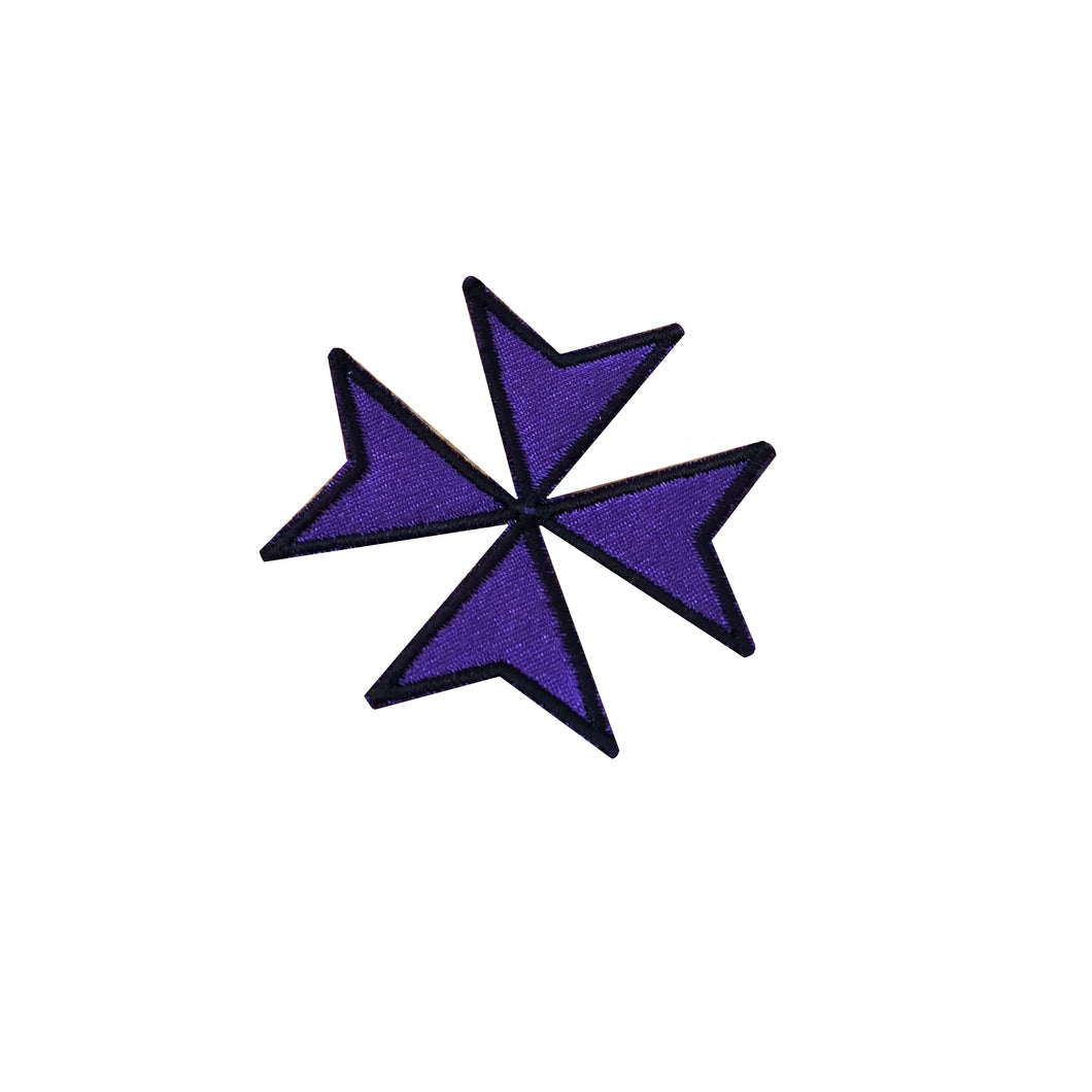 Motif Patch Cosplay Maltese Cross Symbol