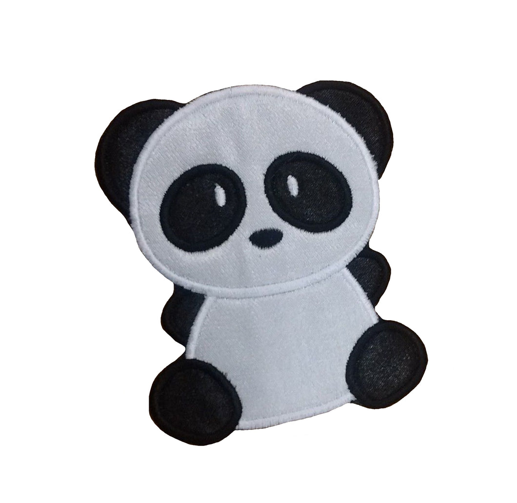 Motif Patch Cute Panda