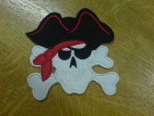 Motif Patch Scary Pirate Skull