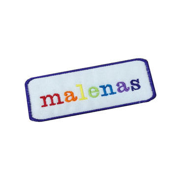 Motif Patch Rainbow Font 1 Personalised Name Tag