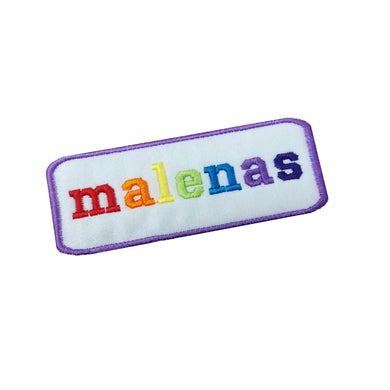 Motif Patch Rainbow Font 2 Personalised Name Tag