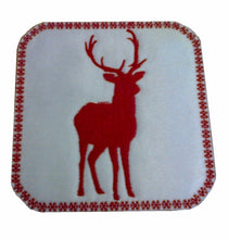 Motif Patch Christmas Stag Tile Style B