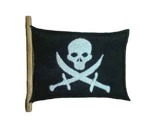 Motif Patch Pirate Skull Flag