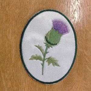Motif Patch Scotland Scottish Thistle Design A