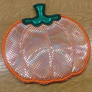 Motif Patch Halloween Assorted Designs Pumpkin Sparkly/Polka Dot/Patterned