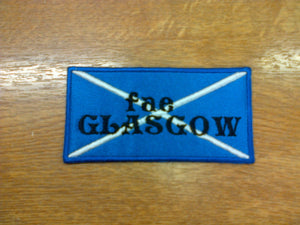 Motif Patch Scottish Saltire Flag fae Scottish Towns