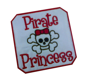 Motif Patch Pirate Princess Tile