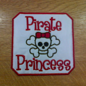 Motif Patch Pirate Princess Tile
