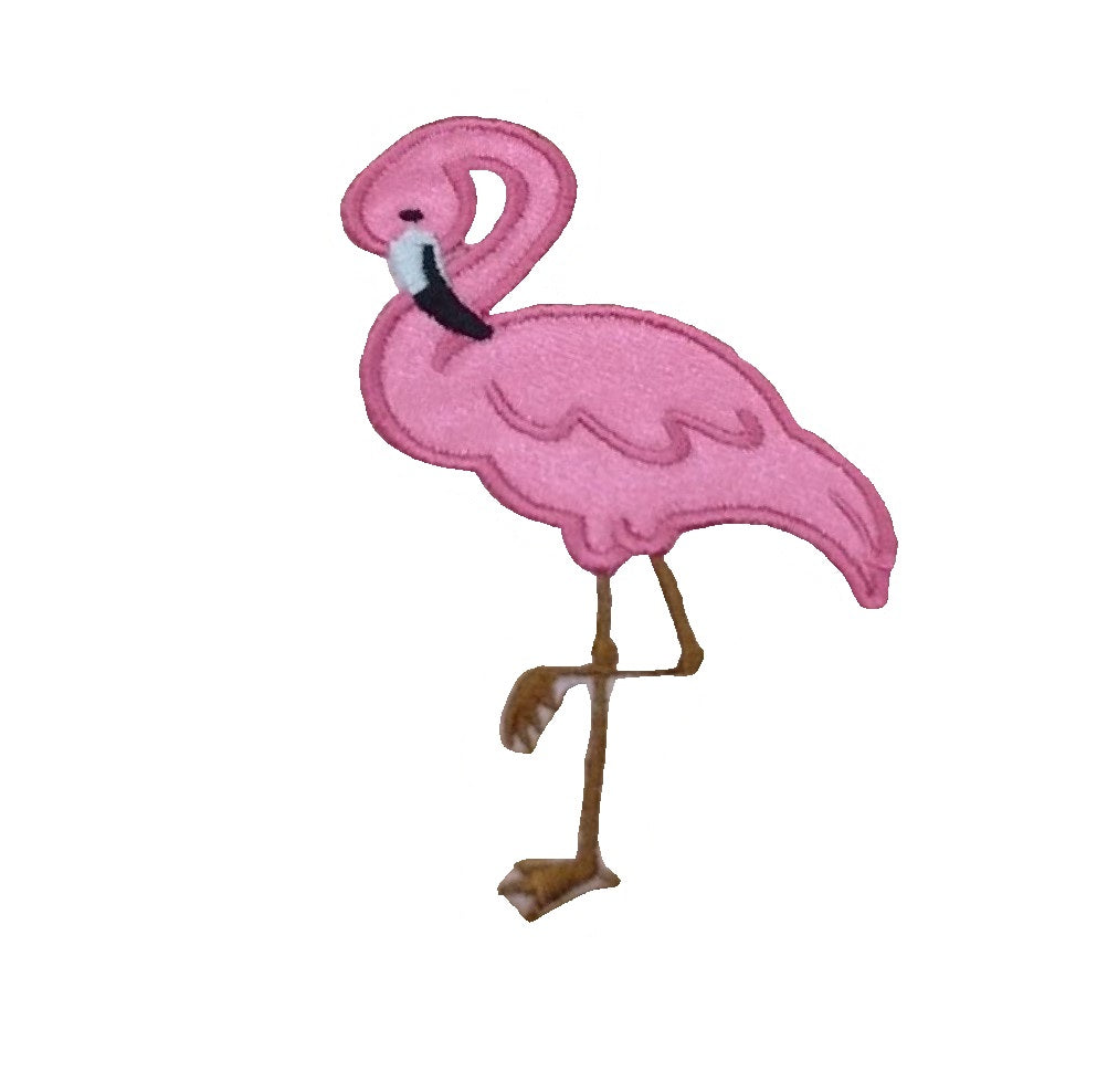 Motif Patch Flamingo Standing One Leg