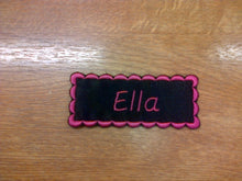 Motif Patch Personalised Name Scallop