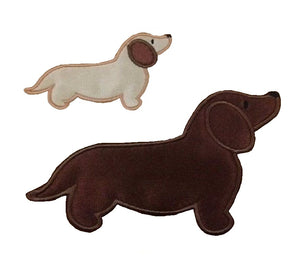 Motif Patch Dachshund Weiner Sausage Dog *3 sizes available*