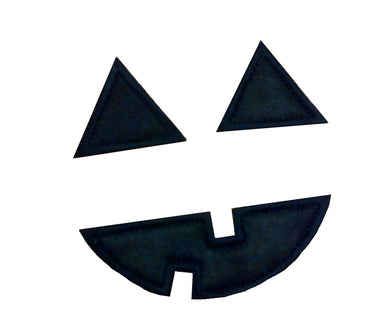 Motif Patch Cute Halloween Pumpkin Face