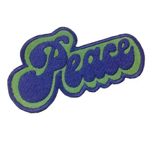 Motif Patch Hippie 60's Peace Bubble