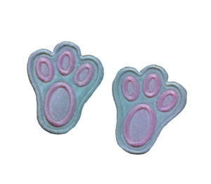 Motif Patch Cute Easter Bunny Rabbit Paws