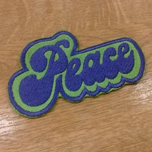 Motif Patch Hippie 60's Peace Bubble