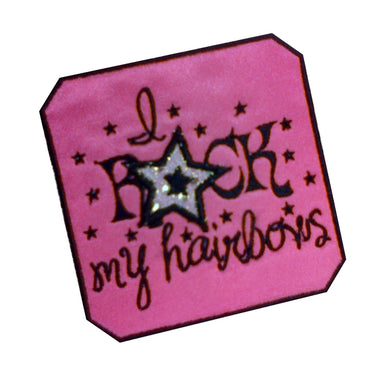 Motif Patch I Rock my Hairbows Tile
