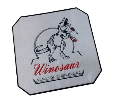 Motif Patch Large Funny Wine + Dinosaur = Winosaur Tile
