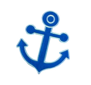 Motif Patch Nautical Ship Anchor A02