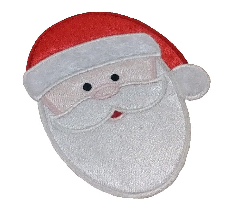 Motif Patch Christmas Large Santa Claus Face