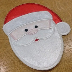 Motif Patch Christmas Large Santa Claus Face