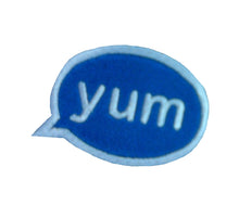 Motif Patch Cute Kawaii Speech Bubble YUM