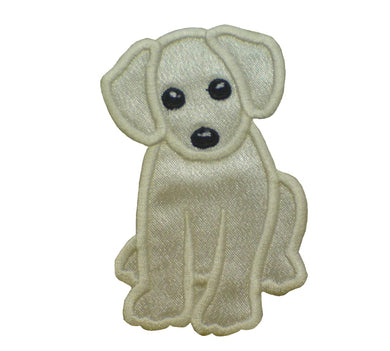 Motif Patch Labrador Puppy Dog