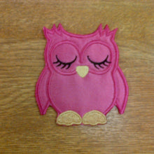Motif Patch Sleeping Owl