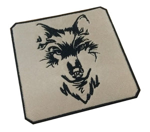 Motif Patch Wolf Face Sketch Tile